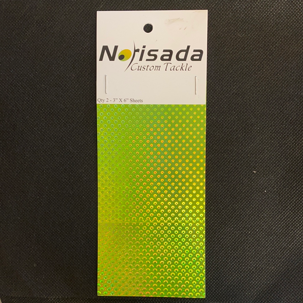 Norisada Custom Tackle Chartreuse Scale