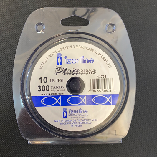 Izorline  Platinum Green 10lb test 300Yds