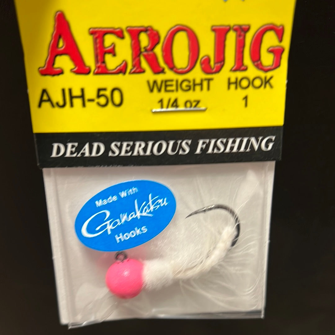 Aerojig 1/4oz pink white