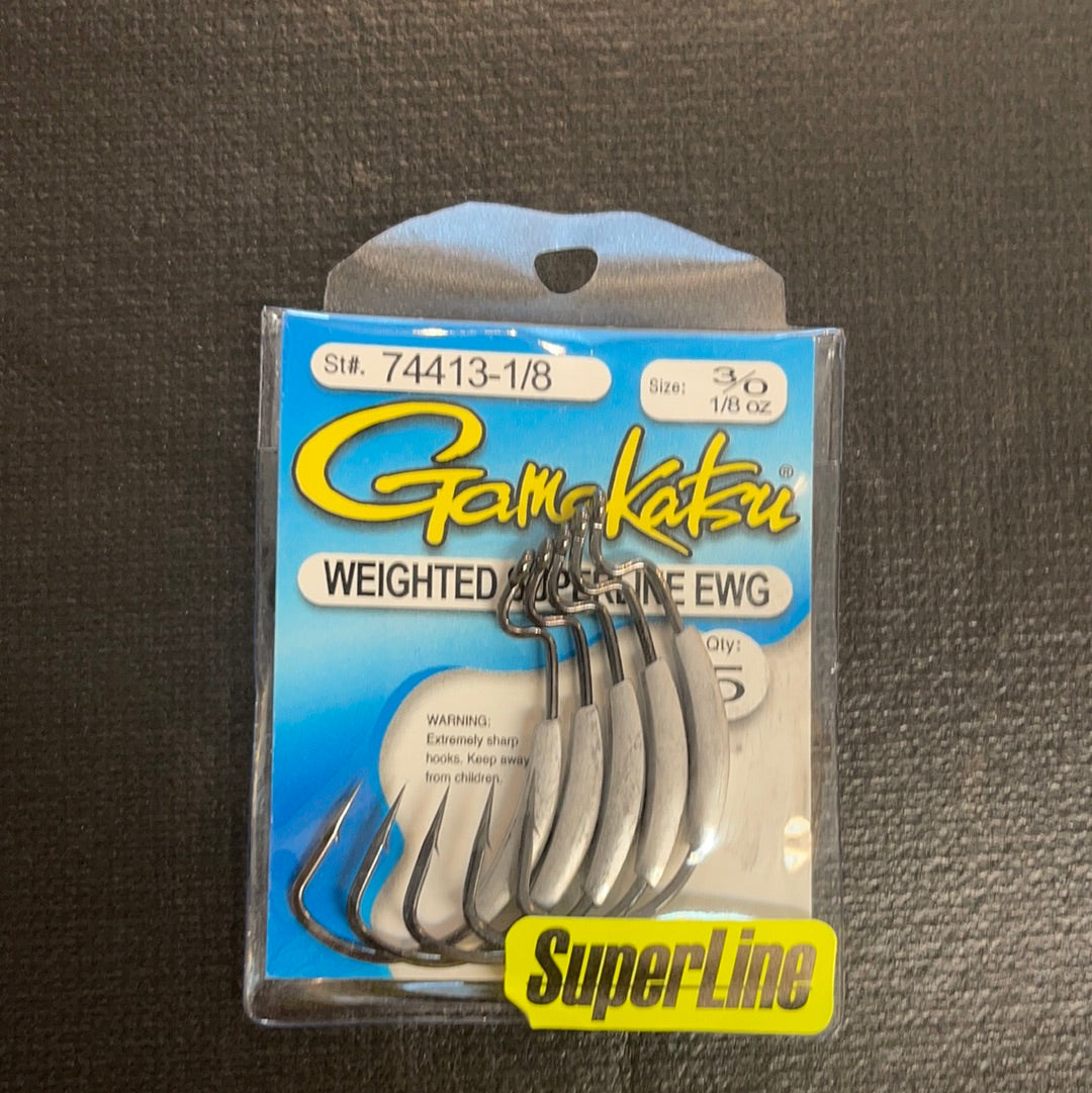 Gamakatsu weighted 3/0 1/8oz