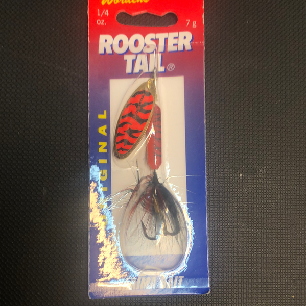Rooster Tail 1/4oz red black firetiger