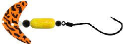 Mack's Spindrift Walleye Rig Orange Chartreuse