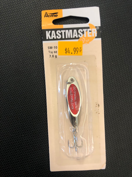 Kastmaster 1/4 (chrome/ red fish tape)