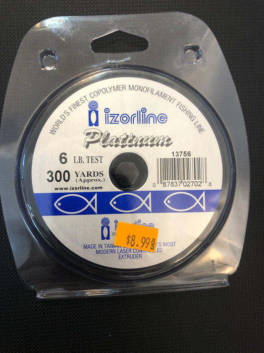 Izorline platinum 6lb test