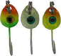 HT Hot Bite Lures Fish Eye Micro Jigs Glo #8 (3PK)