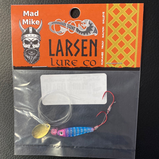Larsen Lure Mad Mike Polar Mist Spinner