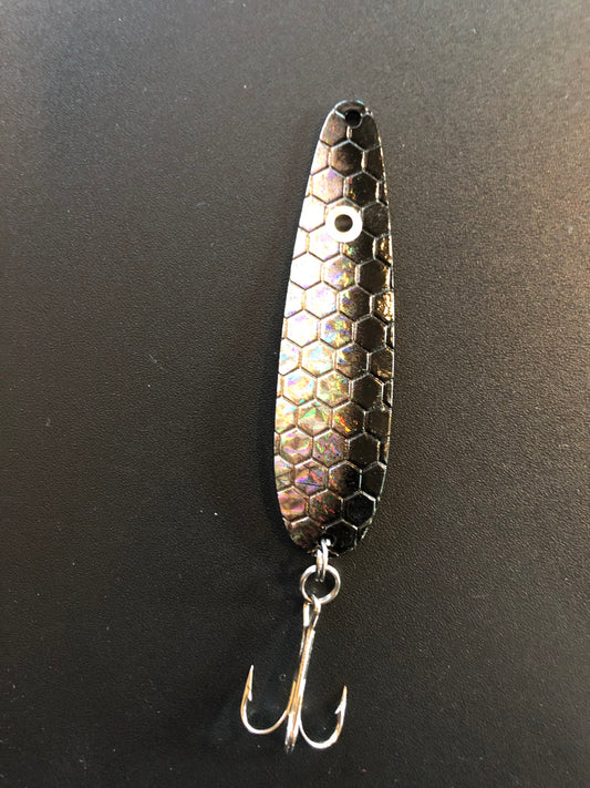 High Flash Trolling Spoon Black