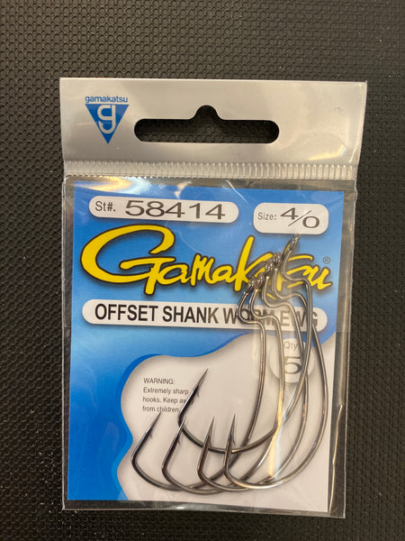 Gamakatsu 4/0 Offset shank worm EWG