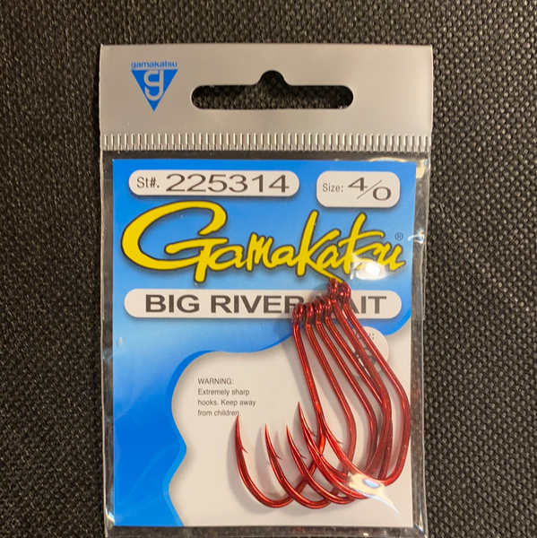 Gamakatsu 4/0 Big River Bait (Red)