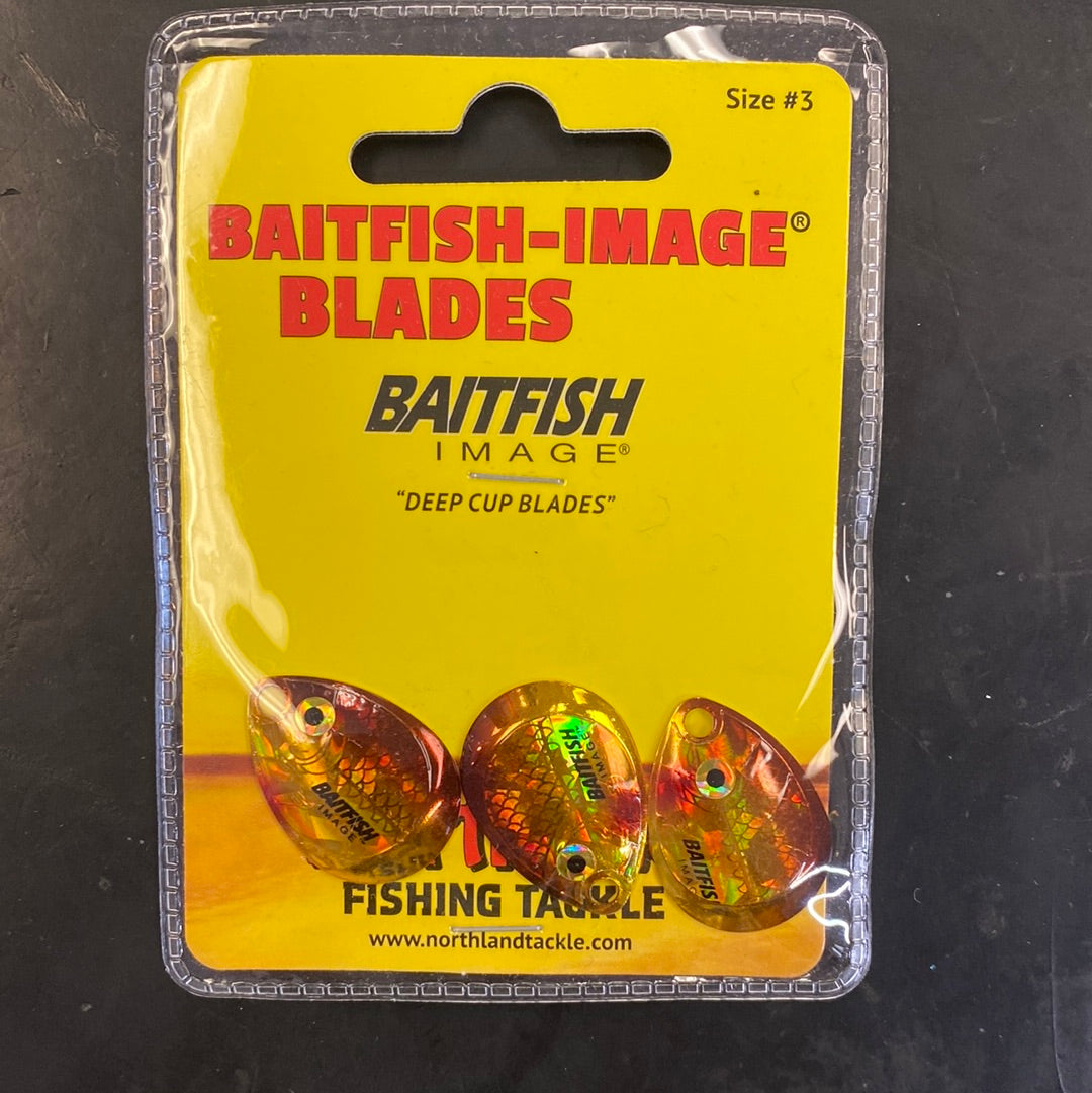 Northland Baitfish Image Colorado Blade #3 Silver Shiner