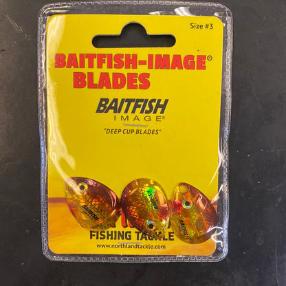 Northland Baitfish Image Colorado Blade #3 Silver Shiner