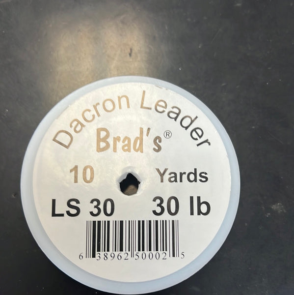 Brads Dacron leader 30lb 10yd