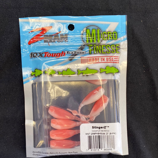 Z-Man Stinger 2" Coconut Ice Glow