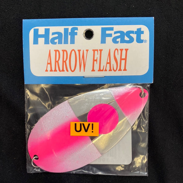 Arrow Flash Half fast Jr Kokanee dodger Pink Pearl