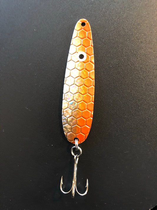 High Flash Trolling Spoon Orange
