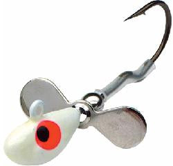 Northland Whistler Prop Jig 3/8oz Glow