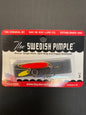 Swedish Pimple size 3 Gold / Fluorescent Orange