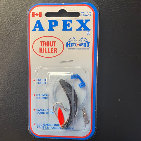 Apex 1.0 Trout Killer #301T Black Glitter