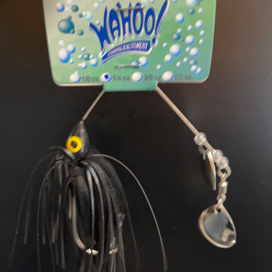 Wahoo spinnerbait 1/4oz black