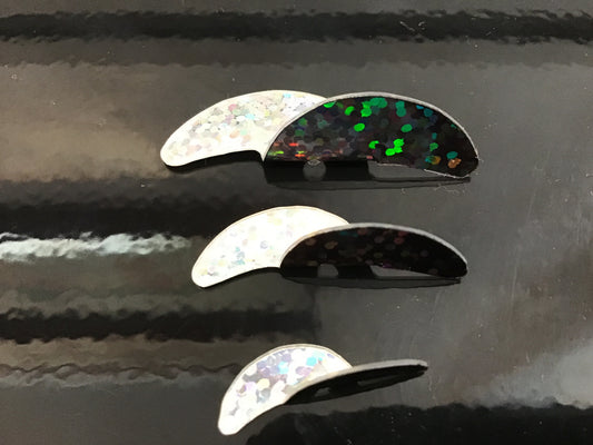 Black and silver
