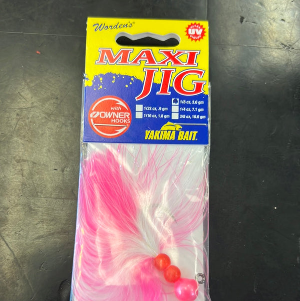 Maxi jig 1/8oz Pearl pink