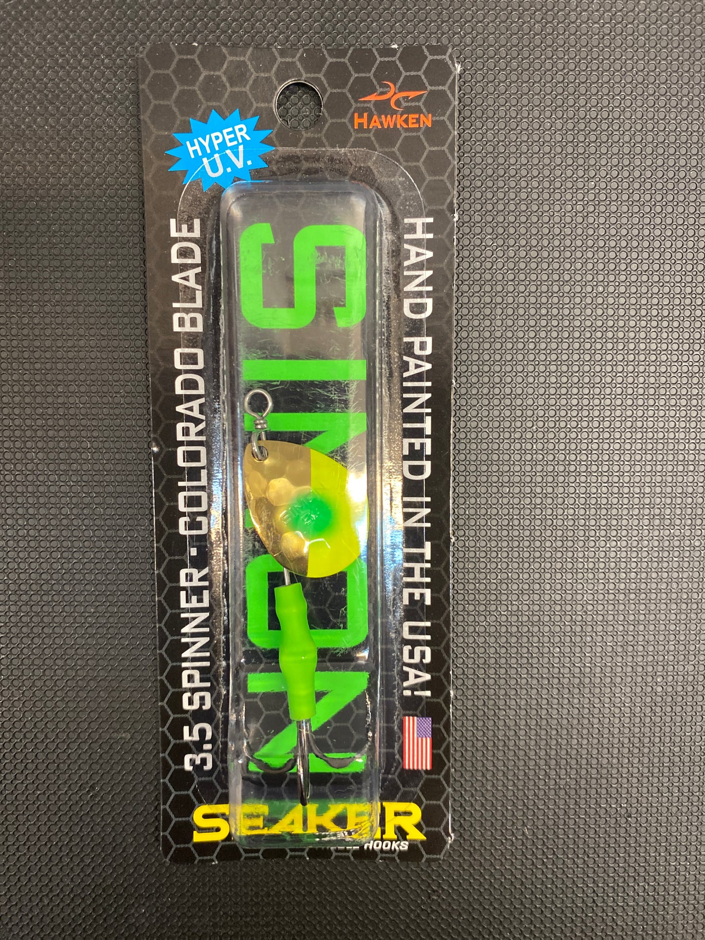 Simon Spinner 3.5 Spinner  (chartreuse Splash)
