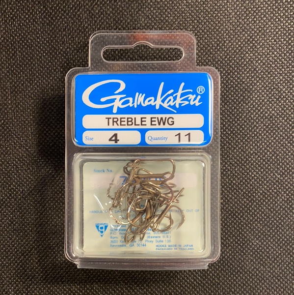 Gamakatsu 4 Treble EWG (Bronze) – Superfly Flies