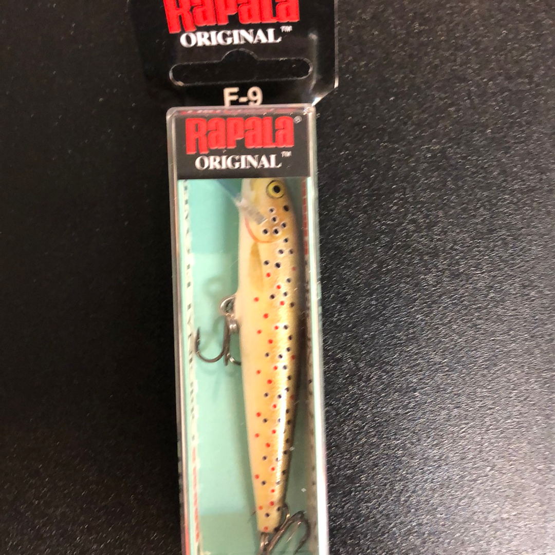 brown trout rapala lure Rapala F-9 Brown Trout