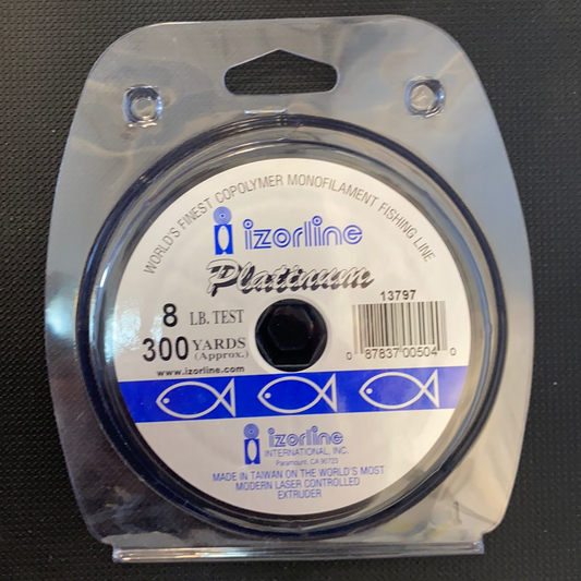 Izorline Platinum  Green 8lb test 300Yds