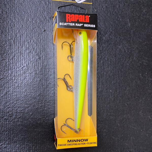 Rapala Scatter Rap 10 Fluorescent Chartreuse