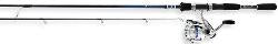 DAIWA D-SHOCK SPIN COMBO 2-PC 7'0"M(2BB GRAPH REEL,F/GLASS ROD,FOAM HANDLE