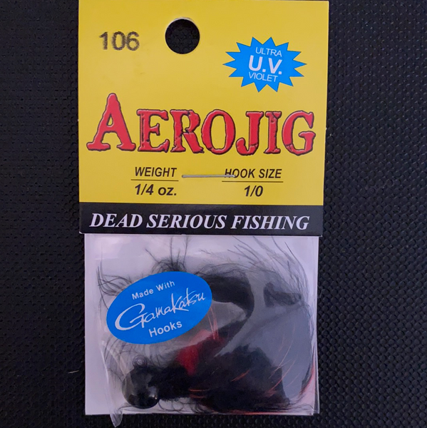 Aero Jig 1/4oz Red/Black