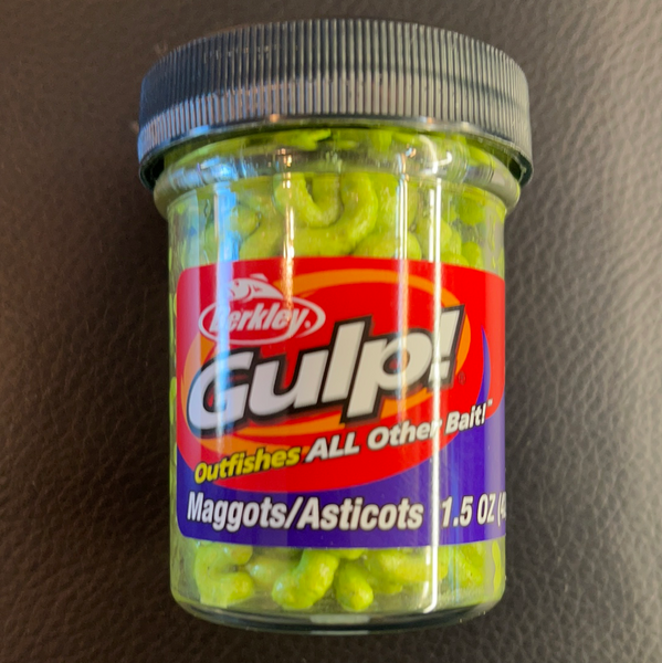 Gulp Maggots chartreuse