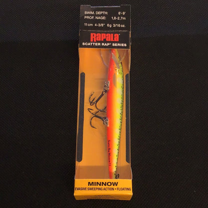 Rapala Scatter Rap minnow 11 (Hot Steel)