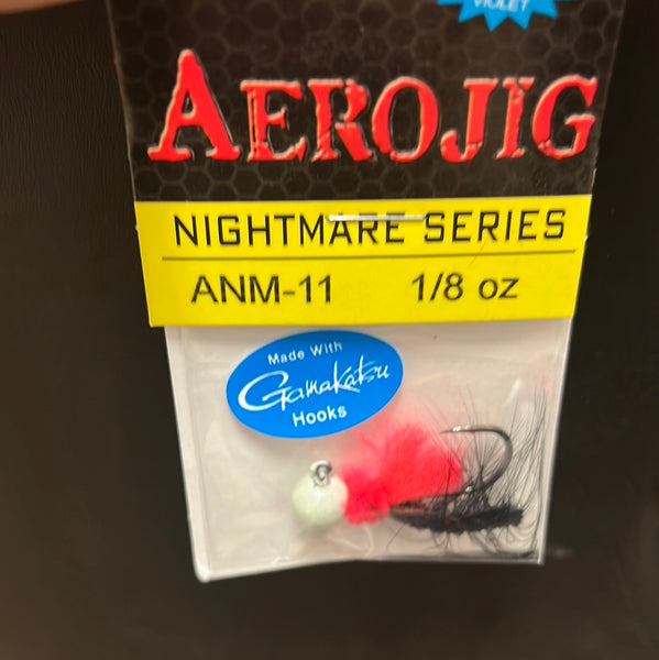 Aerojig 1/4oz nightmare glow cerise