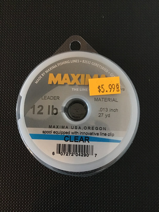 Maxima 12lb Clear