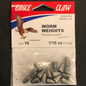 Worm weights 1/16oz