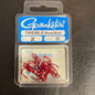 Gamakatsu #2 round bend treble (red)