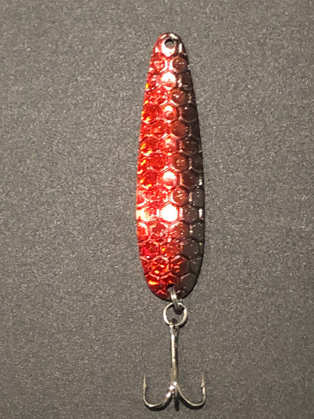 Candy Trolling Spoon Red Hot