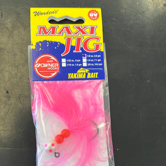 Maxi Jig 1/8oz Pearl clown