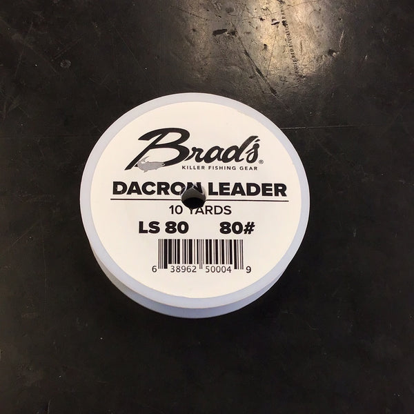 BRADS DACRON LEADER SPOOL 10YDS, 80#