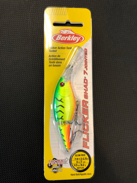 Berkley flicker shad 7 firetiger