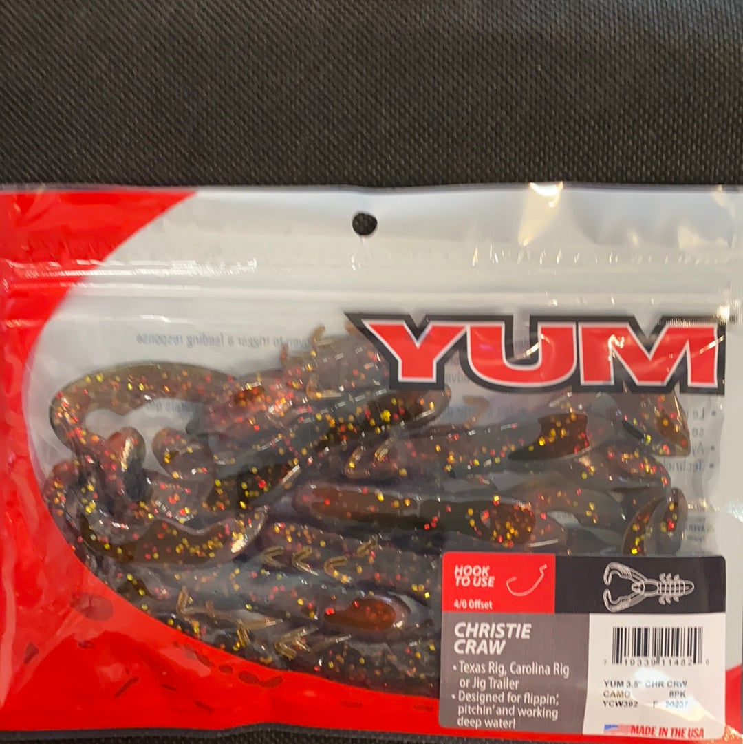 Yum Christie Craw 3.5" Camo