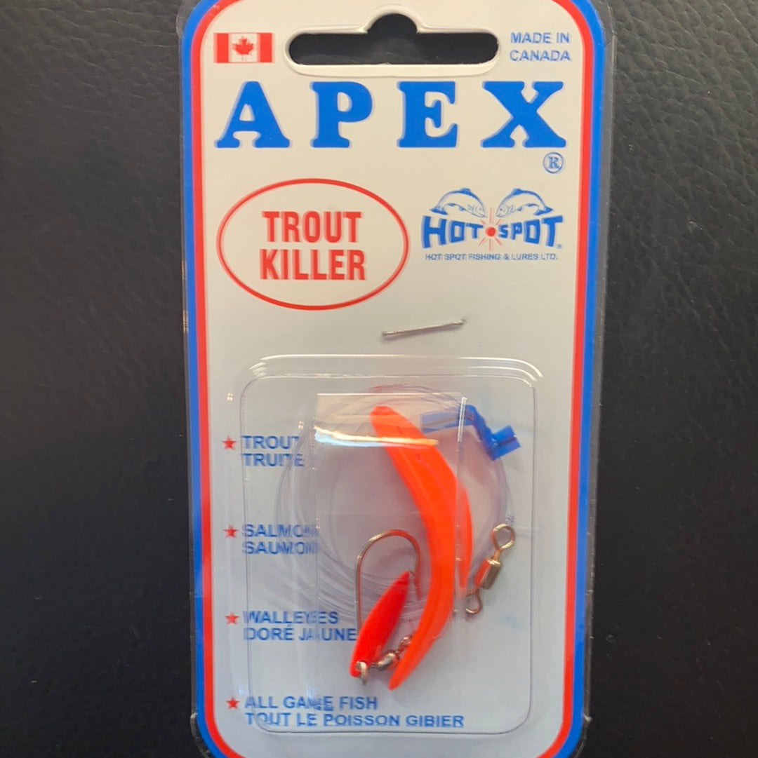 Apex 1.0 Trout Killer #310T fluorescent red