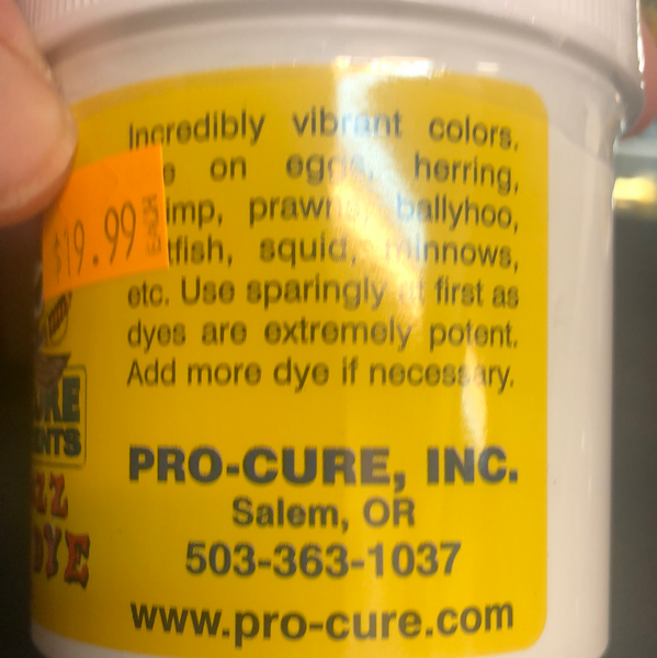 Pro Cure bad ass bait dye (deep purple)