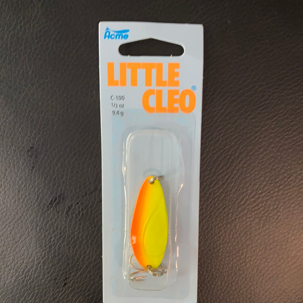 Little Cleo 1/3oz Chartreuse orange stripe