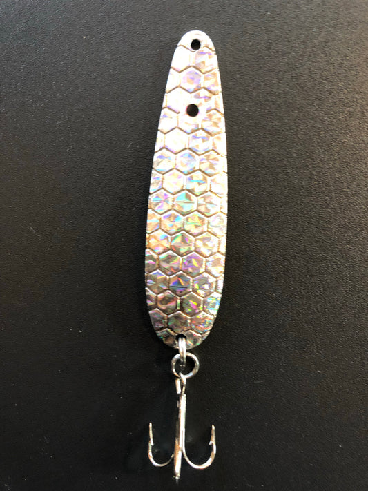 High Flash Trolling Spoon Silver
