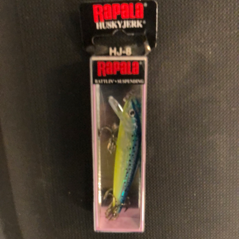 Rapala husky jerk HJ-8 blue/green minnow – Superfly Flies