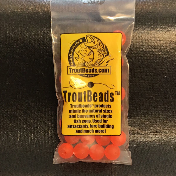 Trout Beads 10mm (Mandarin Roe) 30ct