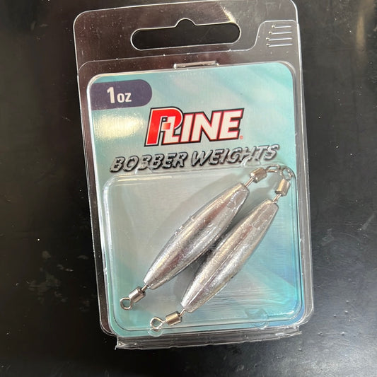 Pline 1oz bobber weight 2pk